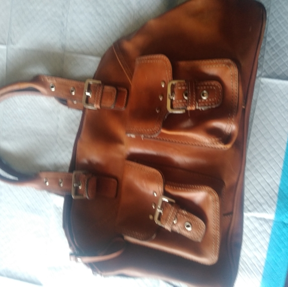 Mondani New York Women's saddle leather bag - Picture 3 of 5